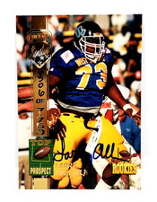 LARRY ALLEN  AUTO /7750 ~ 1994 SIGNATURE ROOKIES #4 ~ SONOMA STATE SEAWOLVES