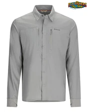 Simms Fishing Men's Intruder BiComp Shirt - Cinder NEW DISCOUNTED