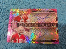 2015 Spectra Rookie Dual Autograph Dres Anderson DeAndrew White 49ers 1/10 #237