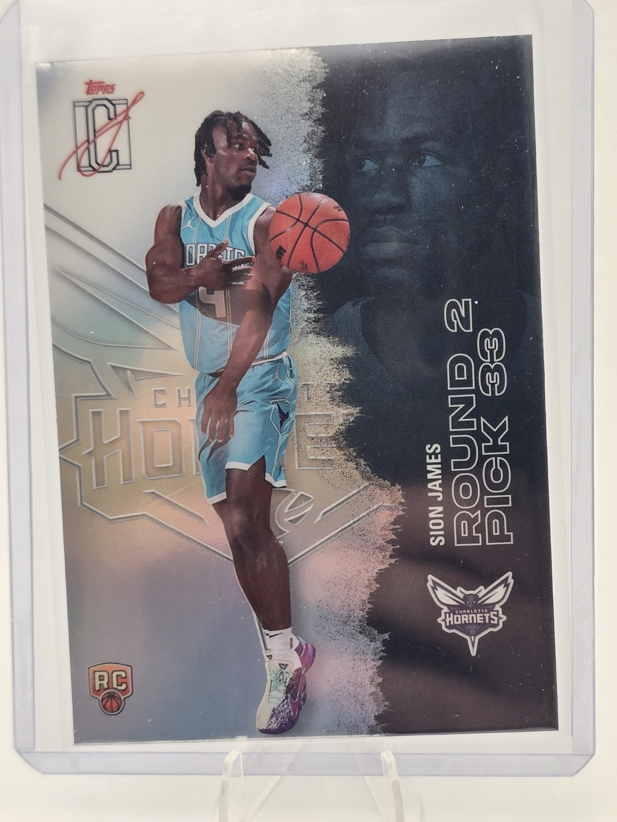 Topps Signature Class Refractor Rookie Sion James Hornets 2026 #126