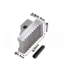 Pipe Wrench Heel Jaw with Pin Assembly 12" Wrench Replacement High Carbon Steel