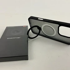 CASEKOO Designed for iPhone 16 Pro Max Case with Magnetic Invisible Stand, Black