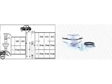Amortisseur + Coussinet d'amortisseur MONROE pour CITROËN, FIAT, PEUGEOT BOXER