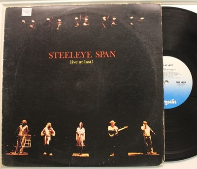 Steeleye Span LP Live At Last! Auf Chrysalis - VG+ Bis VG++/ VG++