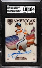 2023 Panini Chronicles Jeff Bagwell America's Pastime PINK /7 SGC 10 w/10 AUTO