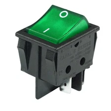 Boat Rocker Switch Canal R Series R210-C5L-BG Green Illuminated ON/Off 
