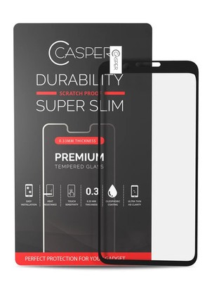 Casper Tempered Glass Compatible With Google Pixel 3 (Retail Pack) (Clear)