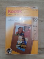 Kodak Gloss Photo Paper Inkjet Printer 100 Count Photo Pages Film