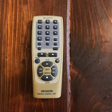 Aiwa RC-AAT11 Remote Control Unit for Audio Stereo Systems Tan Gold OEM