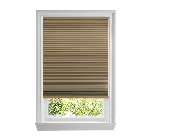 Home Decorators 35x72in Cordless Mocha Blackout Cellular Sha