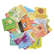 60pcs Lunchbox Joke Cards Children Lunch Box Motivational Cards Games Cards
