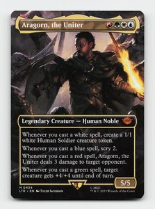 aragorn at helm's deep mtg card list Magic The Gathering The Lord of The Rings: Tales of Middle-Earth Scene Boxes A Traditional Foil Land replaces the basic land in 20% of Set Boosters and a Foil MTG Aragorn At Helm's Deep