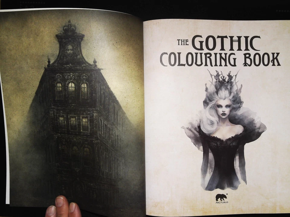 Gothic Colouring Book Advanced Over 45 Images NEW Paperback 9781398840140 - Image 3 of 4