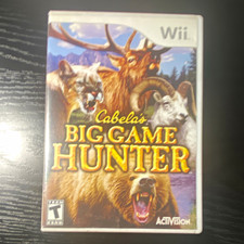 Cabela's Big Game Hunter (Nintendo Wii, 2008) T Teen Hunting w/ Manual