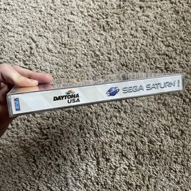 Daytona USA Sega Saturn Cracked Case Complete Tested Working No Reg Card