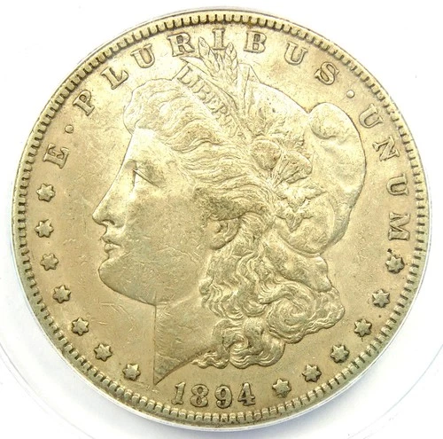 1894-S Morgan Silver Dollar $1 Coin - Certified ANACS AU50 - Rare Date!