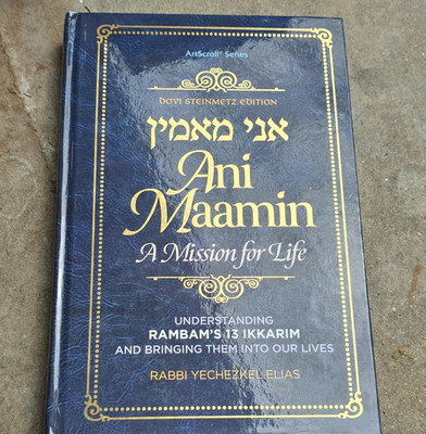 Ani Maamin mission for life  understanding the Rambam 13 ikkarim Rabbi y Elias 