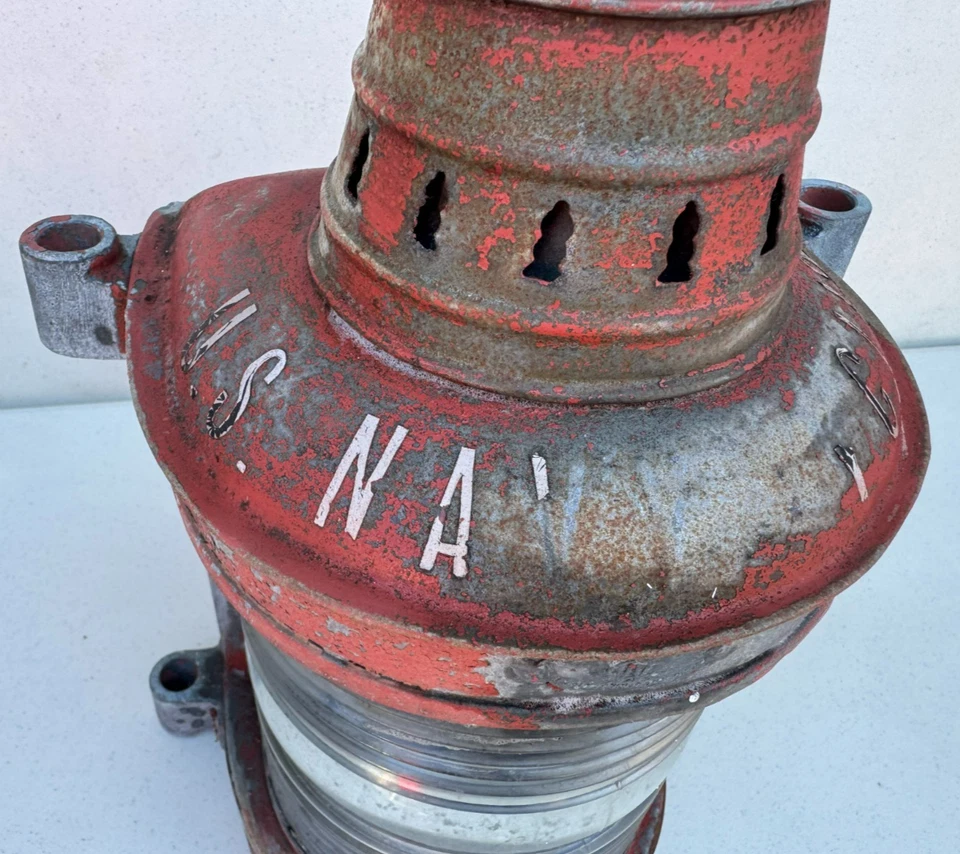 Antiguo Wilcox Crittenden & Co. Lámpara de barco linterna náutica marina de los Estados Unidos Foto 2 de 4