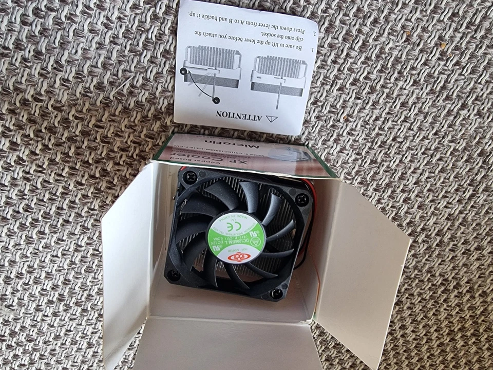 AMD Socket A/462 Athlon MP/XP Copper CPU Cooler - Brand New Box Retro NOS - Image 4 of 4