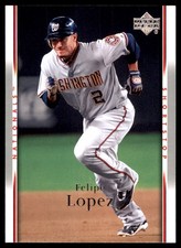 Felipe Lopez 2007 Upper Deck #459 Nationals MLB READ FREE SHIPPING AutographDen