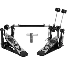 Double Bass Pedal, Double Chain Double Bass Drum Pedals, Double Kick Drum Ped...