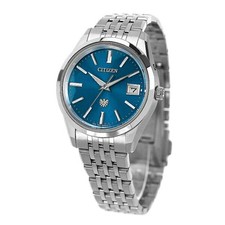 Unused CITIZEN THE CITIZEN AQ4100-57L Blue Eco-Drive 5sec Men's Watch in Box