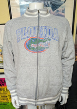 University of Florida Gators Retro Full Zip Sweatshirt Jacket Large