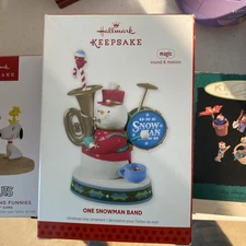 Hallmark: One Snowman Band - Magic Sound Motion - 2013 Keepsake Ornament