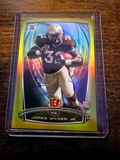 James Wilder Jr 2014 Bowman Gold Parallel /399 Cincinnati Bengals RC Rookie Card. rookie card picture