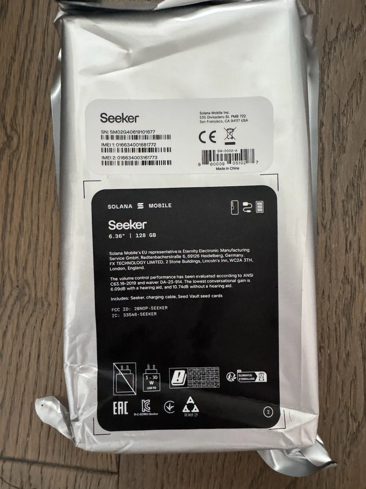 Solana Seeker Mobile 6.36 128 GB NEW - Image 2 of 3
