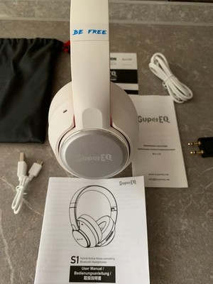 Kopfhörer Super EQ S1 neuwertig OVP Active Noise Cancelling Over-Ear Bluetooth!!