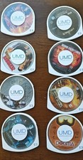 Sony PSP Movies With Genuine PSP Storage Case - Mixed Lot Of 8 Movie Discs - XXX