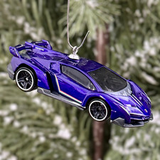 Lamborghini Veneno Christmas Tree Ornament   Multiple Colors   Lamborghini Gift