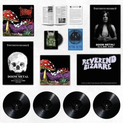 Reverend Bizarre Slice of Doom (Vinyl) 12'' Album Box Set With DVD