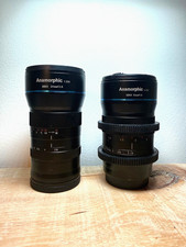 Sirui 35mm f1.8 and 24mm f2.8, 1.33x anamorphic lenses, L-mount