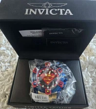 Invicta watch DC Comics Superman Swiss Quartz Men's Watch 43344 0038/4000 Ltd Ed