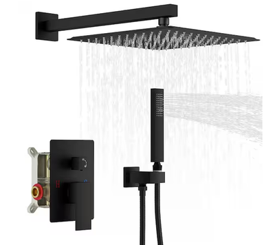 #ad #ad ELLOamp;ALLO 2 Handle 2 Spray of Rain Shower Faucet and HandShower Combo Kit $100.00