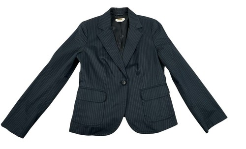 Veste De Chasse équestre Enfant – Brittany Navy Blue – Rayures – Taille 10