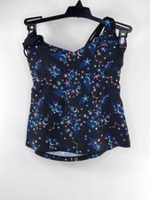 NWT Arizona Jean Co Swimwear Top Cosmic With Moon Stars Tankini Women Beachwear