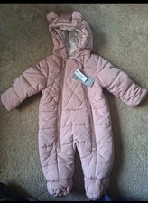George rosa Schneeanzug 0-3 Monate Baby Mädc...