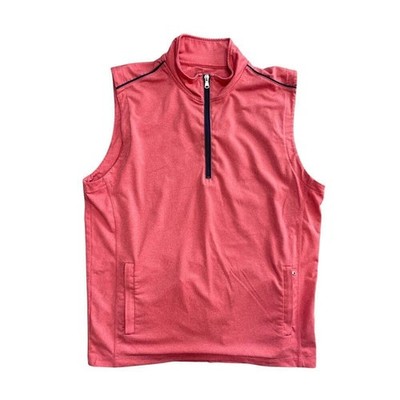 Johnnie O 1/4 zip performance vest. Men s size small.