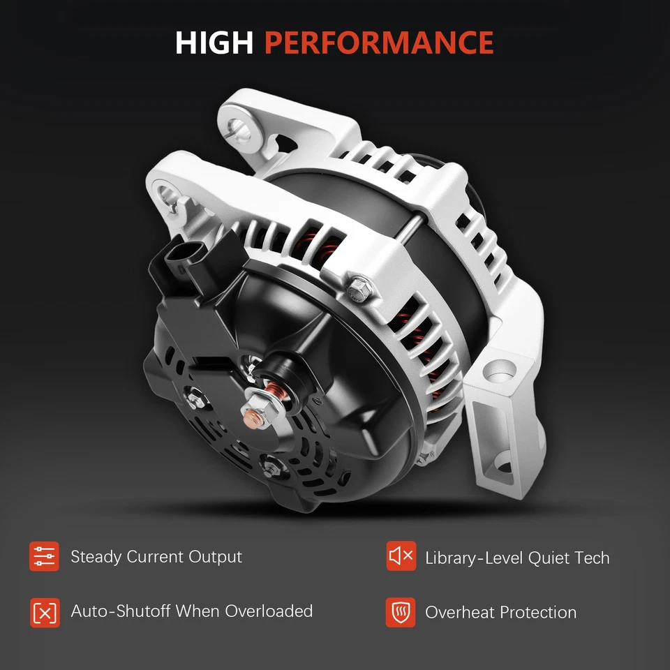 Alternator For Cadillac DTS V8 4.6L 2006 2007 2008 2009 2010 2011 20843302/11178 - Image 3 of 4