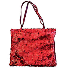Borsa Caterina Lucchi rossa paillettes vintage made in Italy designer borsetta Y2K