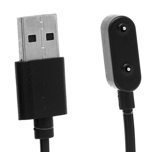 System-S USB 2.0 Cable IN Black Charging Cable for Huawei Watch Fit Smart Watch - Zdjęcie 2 z 4