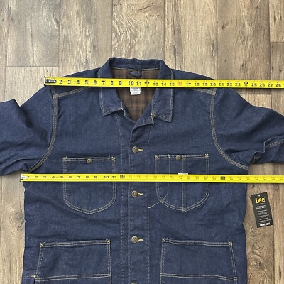 LEE 101 '70S WORKWEAR LOCO JACKET BLUE DENIM MENS SIZE XL | eBay