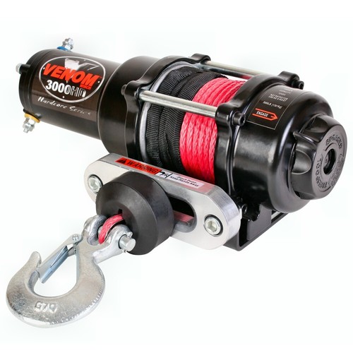 3000LB VENOM UTV WINCH HONDA 2009-2013 BIG RED MUV UTV SIDE BY SIDE 3000 HONDA - Picture 2 of 7