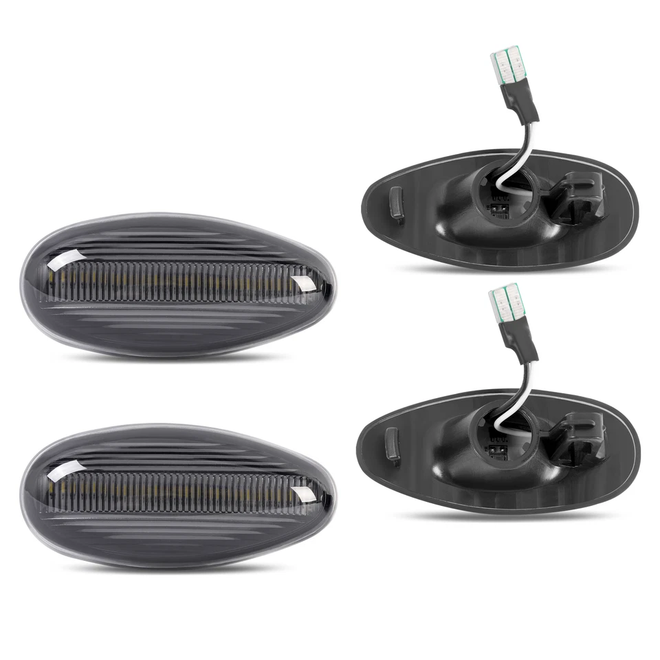 LED Side Marker Lights For GMC Sierra 2500 3500 2001-2007 Dually Bed White Lamp Foto 3 de 4