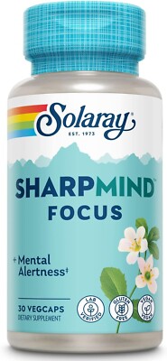 Solaray SharpMind Focus 30 Caps