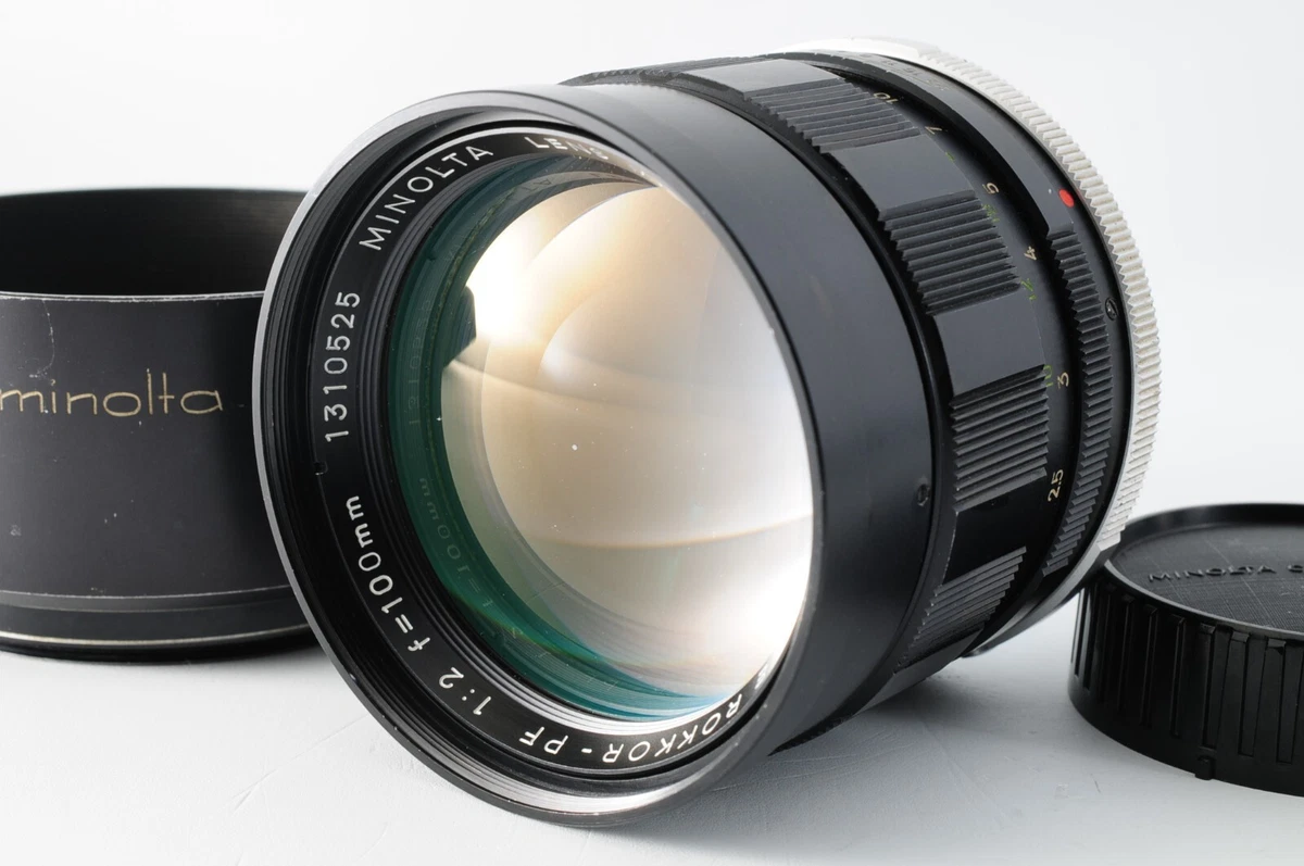 Minolta f/2 Camera Lenses 100mm Focal for sale | eBay