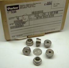 6  PARKER TLS8 NEW STEEL 8MM OD. TUBE ORFS BRAZE SLEEVE 8 MM ID 9.5 MM L